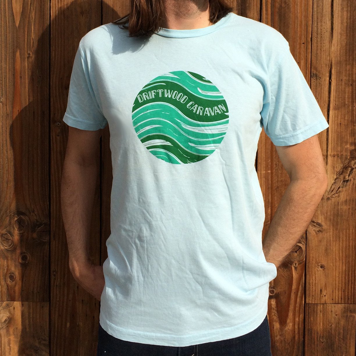 Driftwood Caravan Ocean Circle T-Shirt - Large